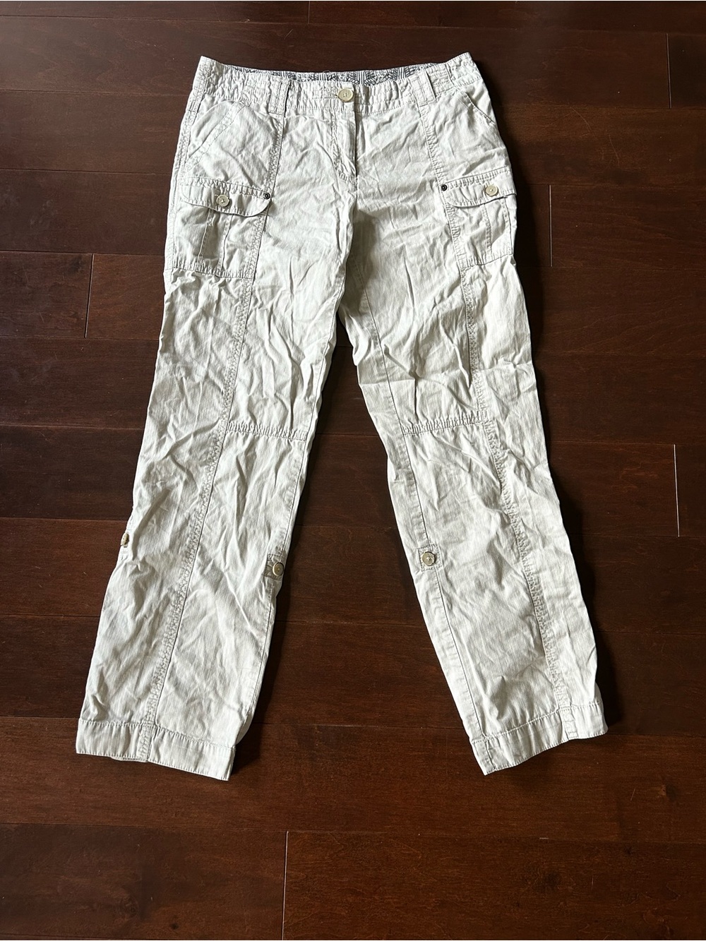 Willi Smith Khaki Kate Fit Cargo Pants